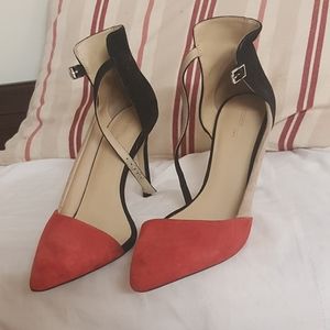 ZARA color block heel